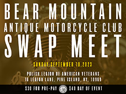 Bear Mountain Antique Motorcycle Club Swap Meet